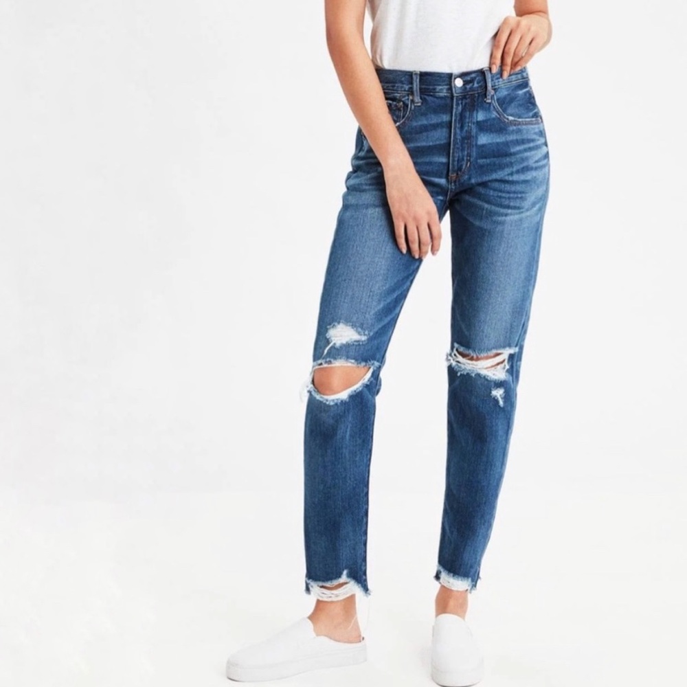 AMERICAN EAGLE . High Rise Girlfriend
